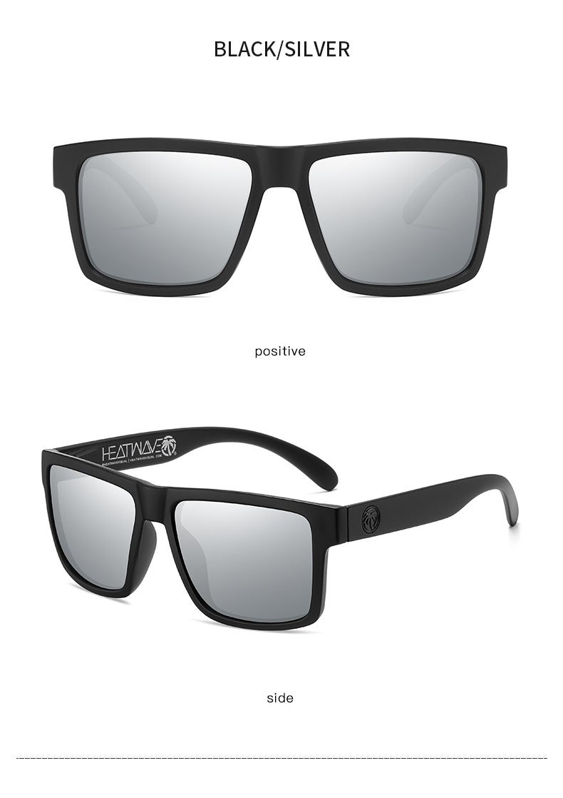Hot Wave Heat wave Visual Sunglasses Classic Fashion Sunglasses Sliver - Image 3