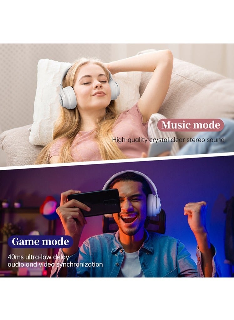 fingertime P1 Heavy Bass Wireless Bluetooth Headset for Sports, for Phone/PC Gaming Earpiece Bluetooth Headphones (Grey) - Image 3