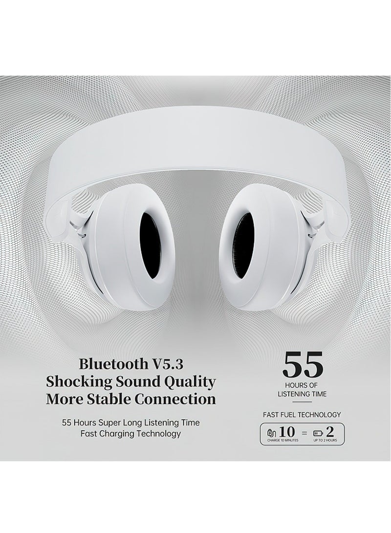 fingertime P1 Heavy Bass Wireless Bluetooth Headset for Sports, for Phone/PC Gaming Earpiece Bluetooth Headphones (Grey) - Image 5