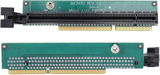 بطاقة امتداد PCI Express 16x الشائعة، محول فتحة من الذكر إلى الأنثى، مظهر منخفض - Image 1