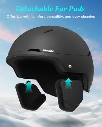 RIOROO Ski Helmet for Women Men, Safety Certified Snowboard Helmet with Shockproof ABS Hard Shell for Adults & Youth - Image 4