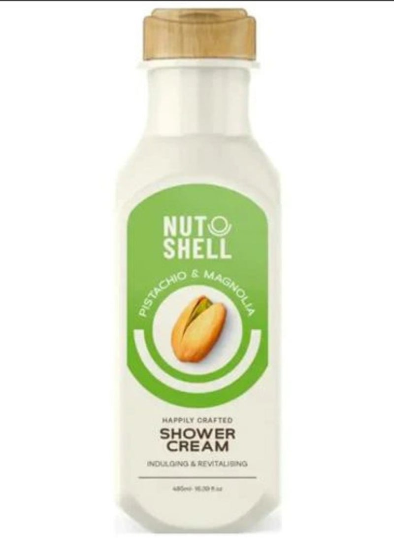 Nutshell Shower Cream (Pistachio & Magnolia) 485ml