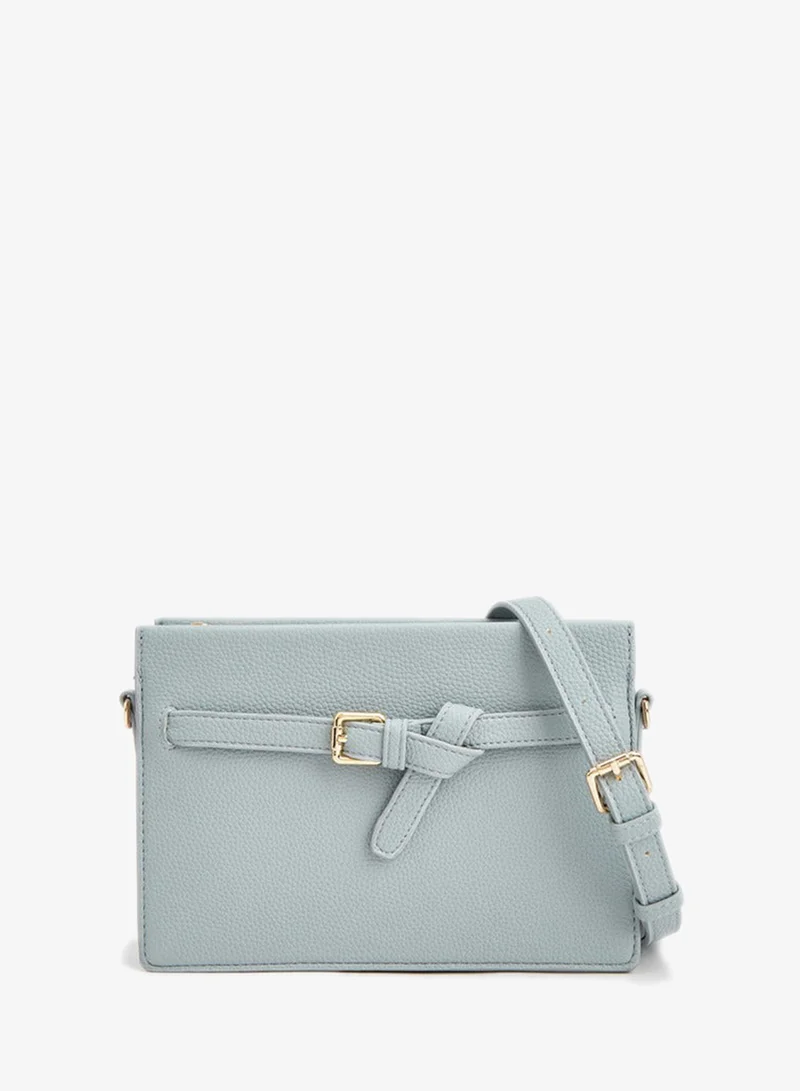 Le Confort Textured Crossbody Bag With Adjustable Strap