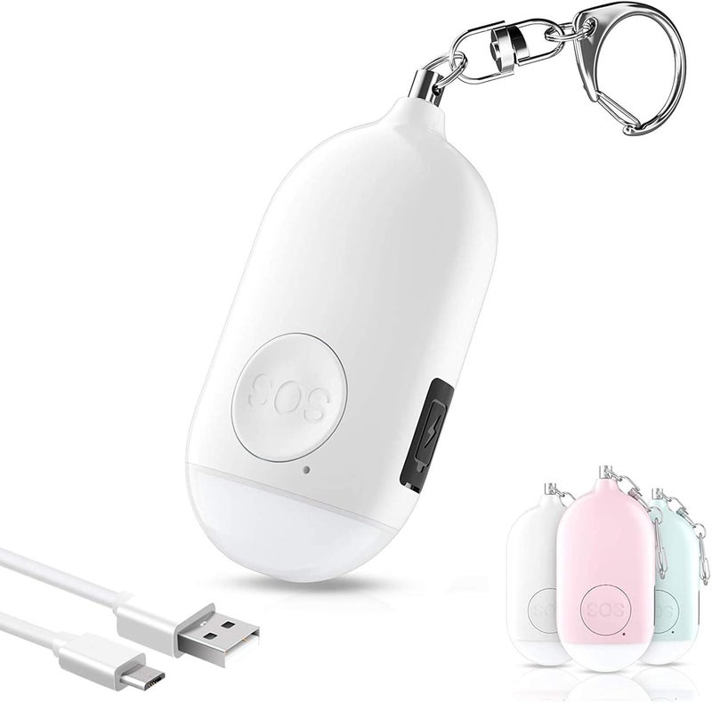 Kimfly Safesound Personal Alarm Siren Song 1-Pack - 130dB Self Defense Alarm Keychain with Emergency LED Flashlight - Security Personal Protection Devices for Women Girls Kids and Elderly - Image 1