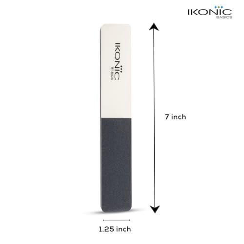 Ikonic Rectangular 3 Way Nail Buffer & Shiner (IKB-721K) – Shape & Refine Edges, Buff, Smooth & Add Shine – Natural Gloss Without Polish – For Manicure, Personal, Professional, Beauty Salon & Spa Use - Image 2