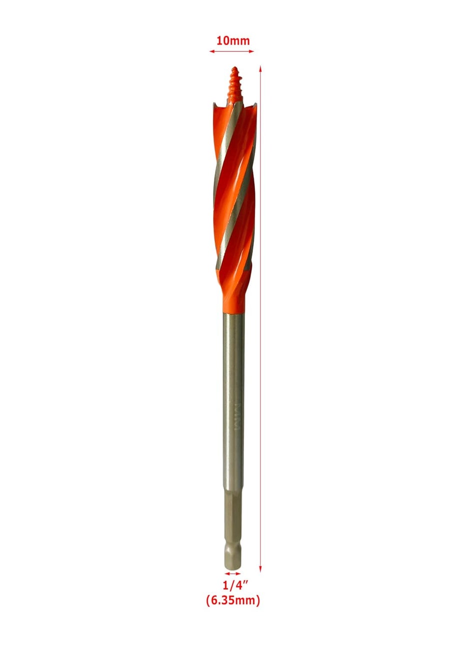Inditrust Inditrust Auger bit 10mm for Drilling Wood Plastic and etc  - Image 2