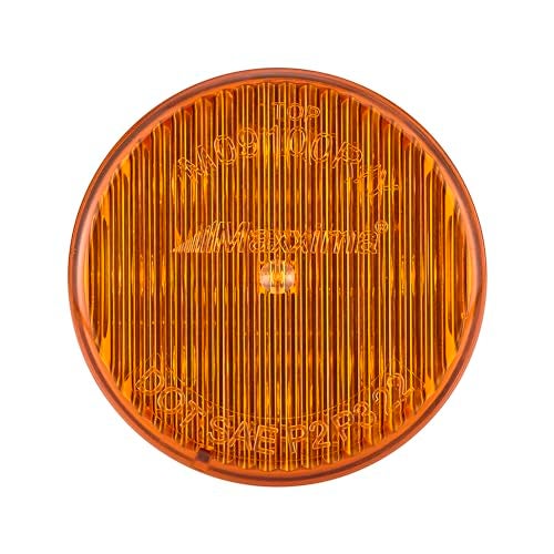 Maxxima M09100Y Amber 2" Round Clearance Marker Light - Image 1