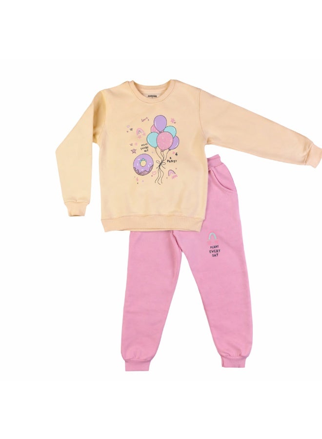 زيركون بيجامة شتوي بناتي - 3139 - Image 1