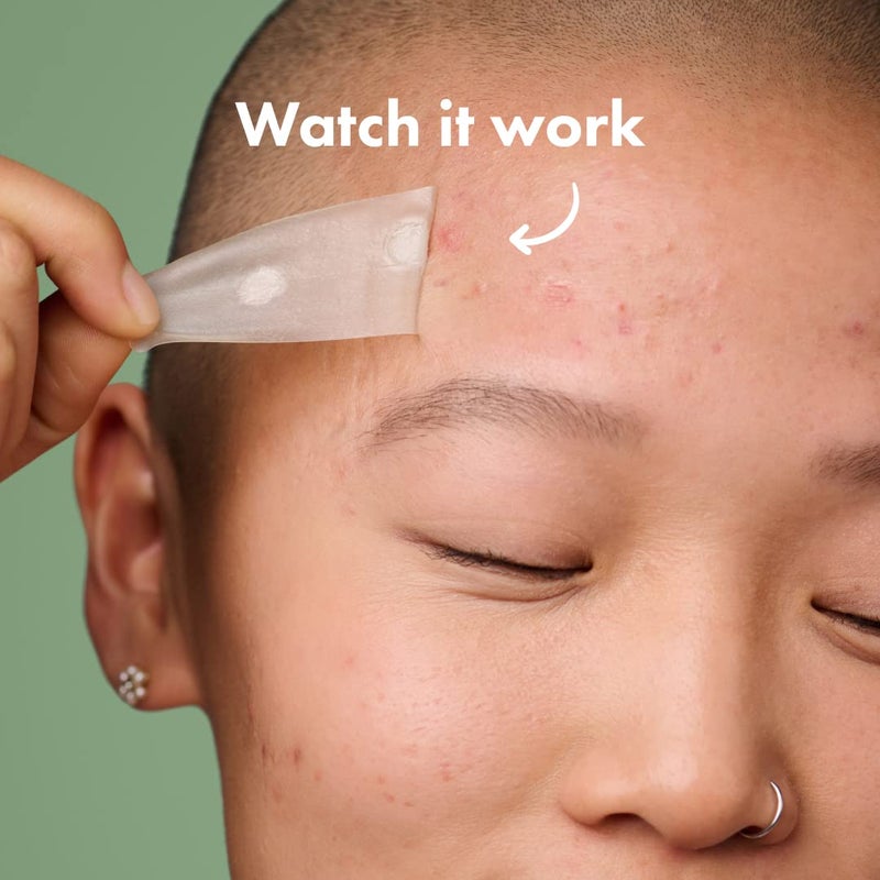 Mighty Patch رقعة سطحية من Mighty Patch Hero Cosmetics - رقعة مائية غروانية للجسم والخدود والجبهة والذقن (10 قطع) - Image 4