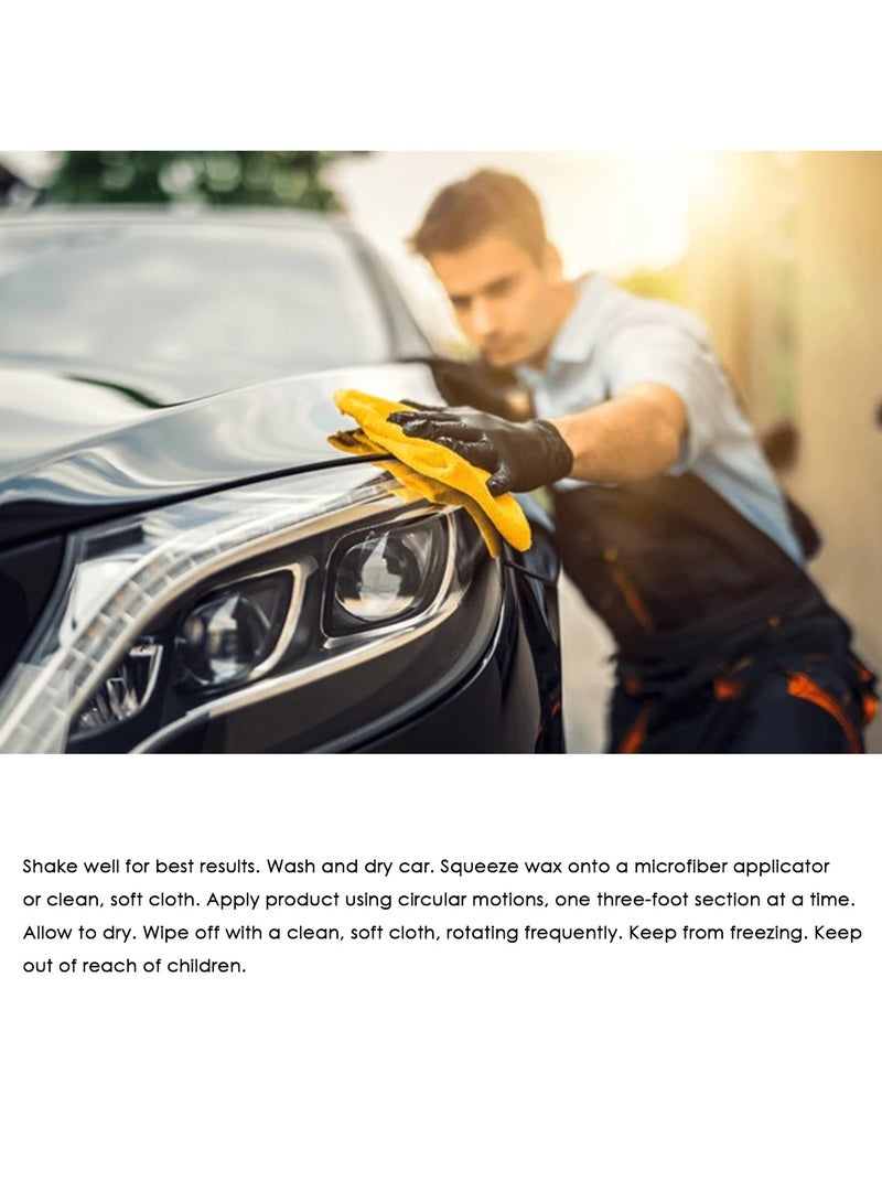 SWORD PRO Carnauba Car Wax - Long-Lasting Car Shine and Protection for All Paint Types, 300ml - Image 4