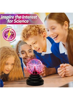 Plasma Ball 5 Inch, Plasma Globe Touch and Sound Sensitive Plasma Lamp Plug in Electric Ball Lamp Science Gift for Kids, Decorations, Parties, Bedroom - pzsku/ZAFD36EE880459A26F2B2Z/45/_/1724748696/7ddf2a8f-0c82-4e71-af5e-709538074375