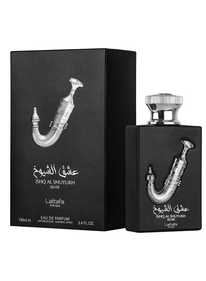 Lattafa Unisex Ishq Al Shuyukh Silver Fragrances 100ml - Image 1