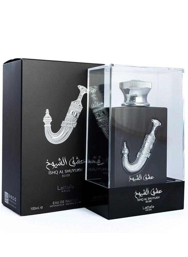 Lattafa Unisex Ishq Al Shuyukh Silver Fragrances 100ml - Image 2