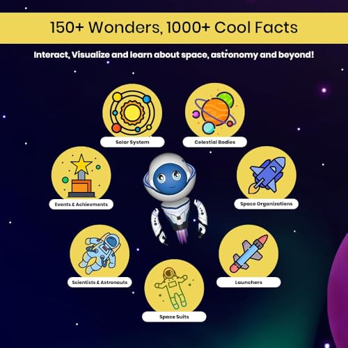 Audavibe Educational 40050 Astronomical Telescope with APP | 1000+ Facts on Solar System, Spacesuits, Launchers, Celestial Bodies, etc | AstroReels, Skymap & AR Based Fun Learning - Image 5