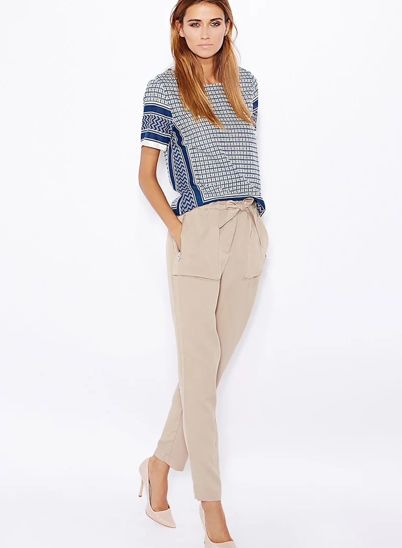 VERO MODA Border Printed Top