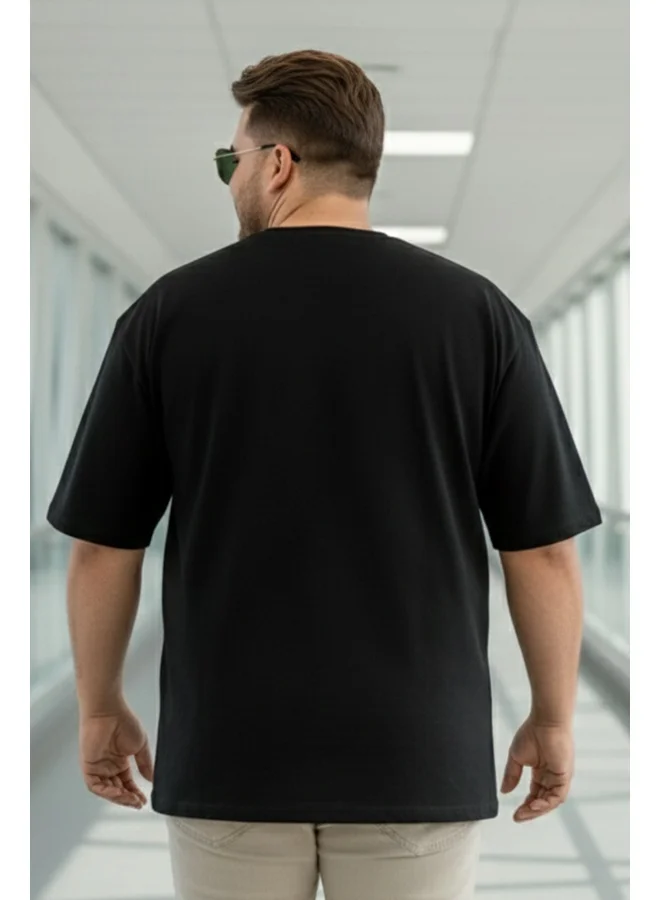 فيردو Veirdo Men’s Oversized , Plus Size  & Regular Fit T-Shirt | Premium Cotton Casual Tee