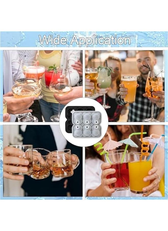 Generic - 3D Bear Ice Cube Mold, Large Ice Cube Tray with Lid for Cocktail Whiskey Bourbon, Teddy Bear Ice Cube Trays for Freezer Fun Shape, Big Ice Molds Cute Candies Chocolate Mold, Black - Image 1