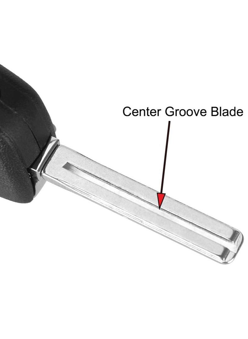 Rubik 4 Buttons Replacement Uncut Key for Hyundai, Remote Control Cover FOB Shell Case for Hyundai Elantra Verna IX35 IX45 HB20 Santa Fe Accent I40 Solaris (Center Groove Blade) - Image 2