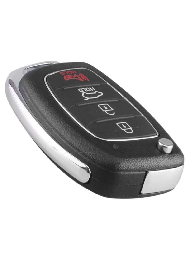 Rubik 4 Buttons Replacement Uncut Key for Hyundai, Remote Control Cover FOB Shell Case for Hyundai Elantra Verna IX35 IX45 HB20 Santa Fe Accent I40 Solaris (Center Groove Blade) - Image 5