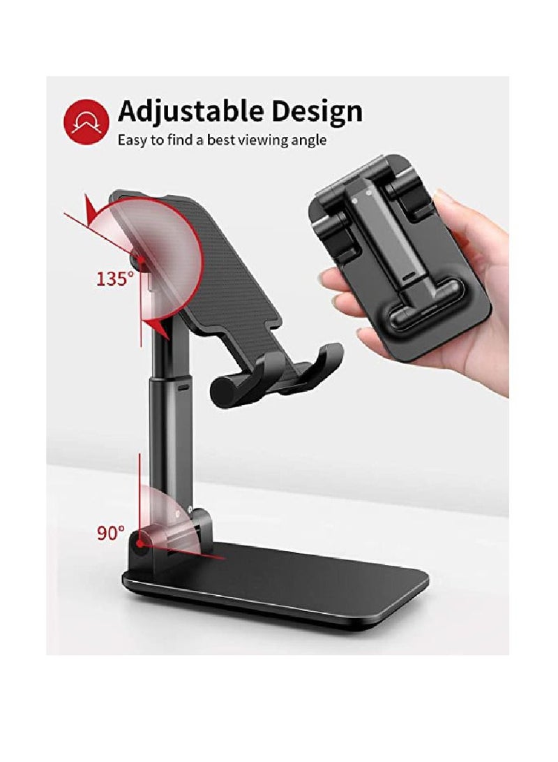 Yuwell Folding Desktop Phone Stand Black - Image 2