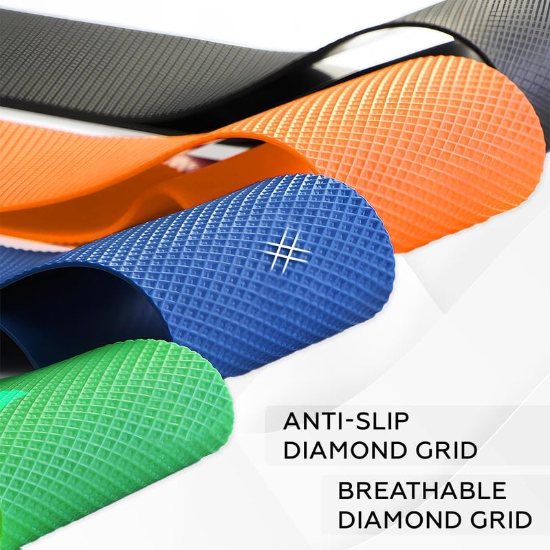 Bernessi 5pcs 10-40lbs Rubber Resistance Band Set for Men & Women - Full-Body Fitness Training - Image 2