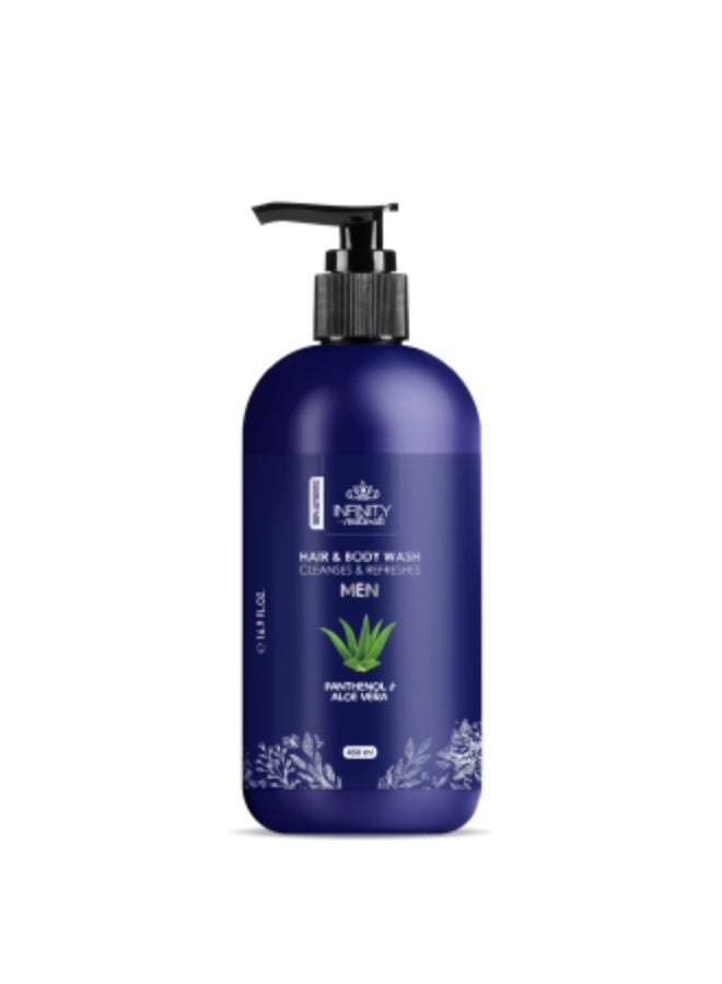 إينفينيتي انفنيتي ناتشورال غسول للشعر و الجسم للرجال 450 مل