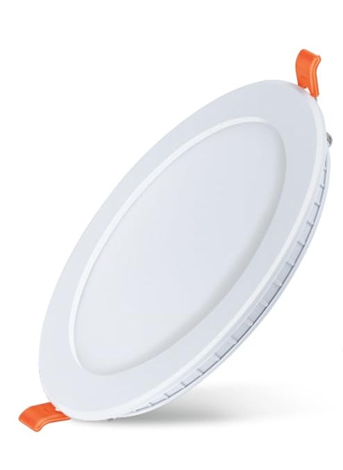 Nippo Nippo Splendour WDLR18W Round Warm Day Light LED Slim Panel Light Polycarbonate LED Downlight  - Image 1