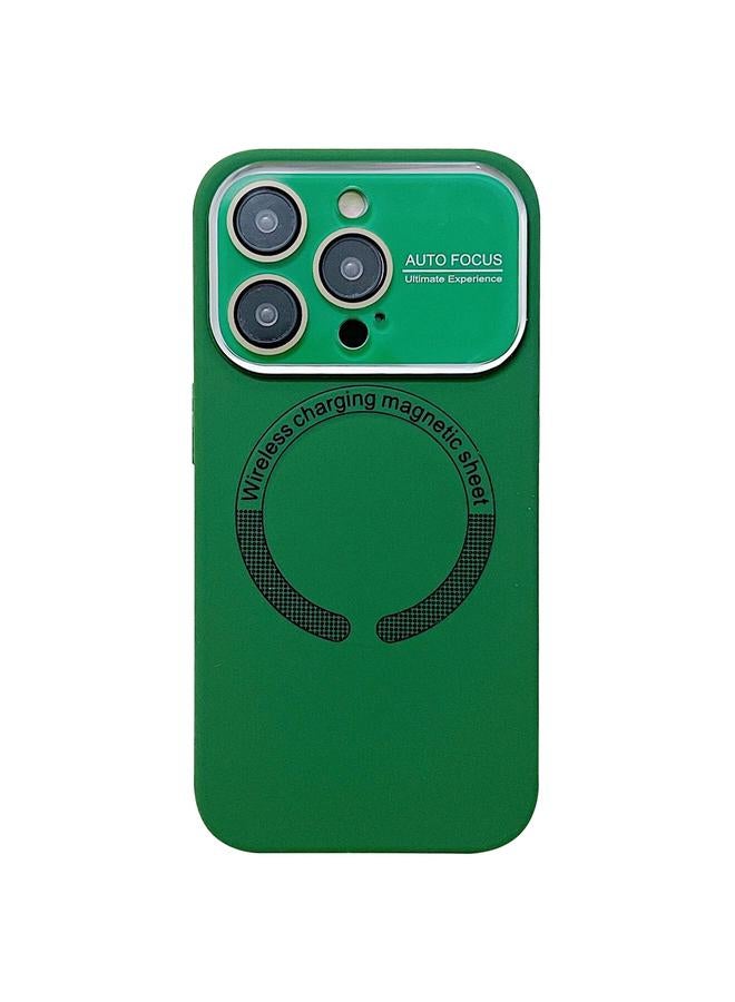 S-TOP Case For iPhone 13 Pro Max Large Window Acrylic Glass Lens MagSafe Silicone Phone Case - Image 1