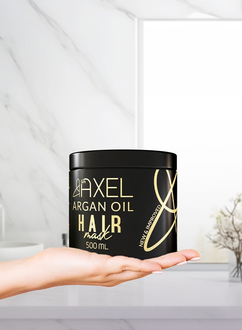 Axel Argan Hair Mask 500ml - Strengthening and Sulfate-Free - Image 5