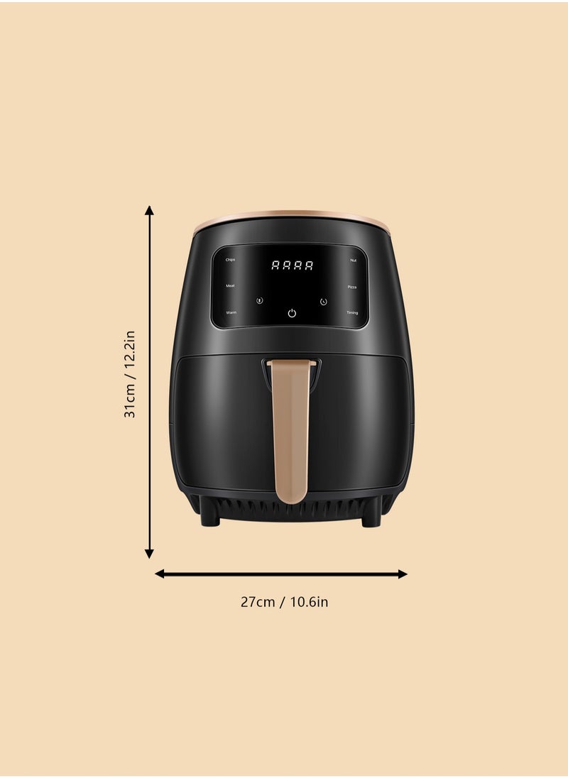 LAC LAICHY - Air Fryer Smart Touch 6L Large Capacity 6 Presets, One-touch Panel, 360° Turbo Airflow Tech, LCD Touch Display Countertop Healthy Oil Free Nonstick & Dishwasher-Safe Basket Air Fryer - Image 1