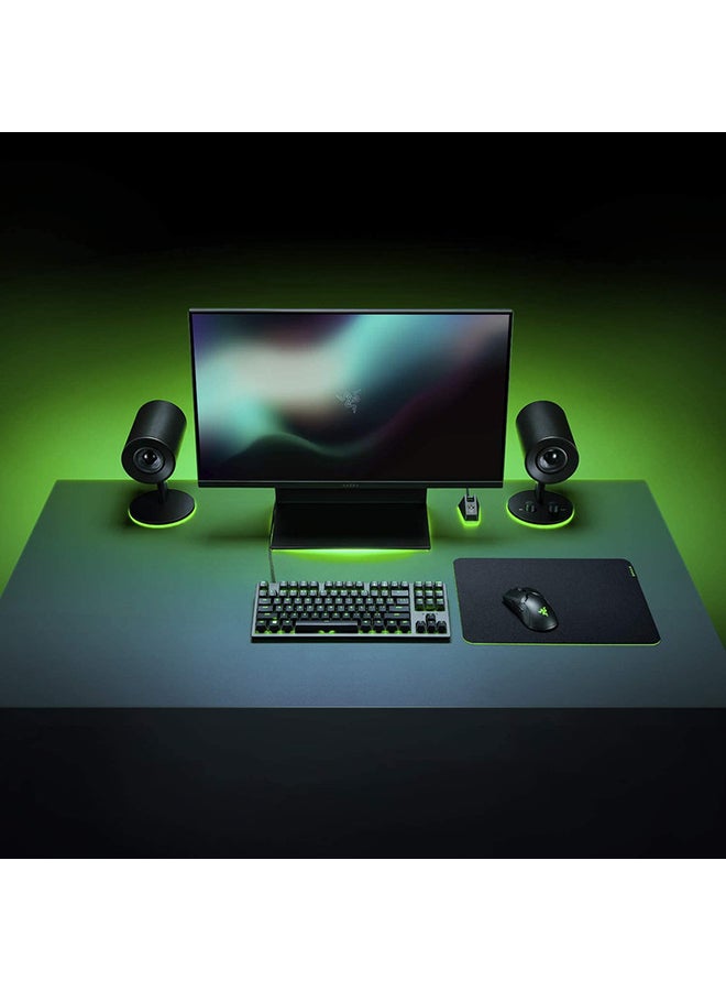ريزر لوحة ماوس الألعاب الناعمة Razer Gigantus V2 متوسطة الحجم، سطح قماش منسوج دقيق للسرعة والتحكم، قاعدة مضادة للانزلاق - أسود - Image 2