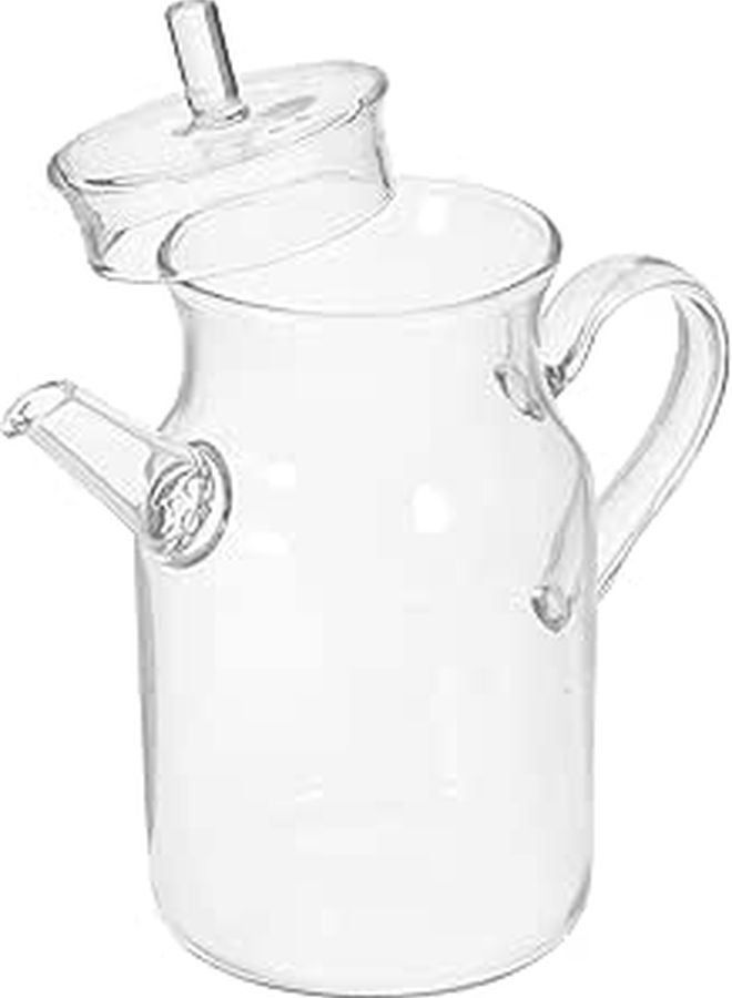 Glass Teapot with Infuser 300ml Heat Resistant Handheld for Loose Leaf Green Tea Cold Brew - Image 1