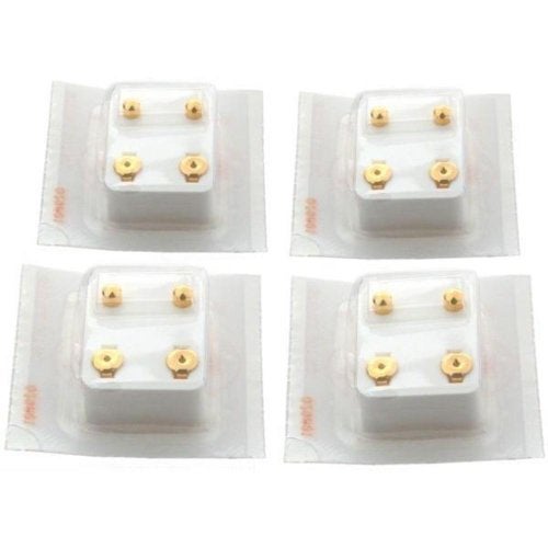 Studex 24K Gold Earrings Plated Ball Stud Piercing Jewelry, Pack of 4 Pairs - Image 4