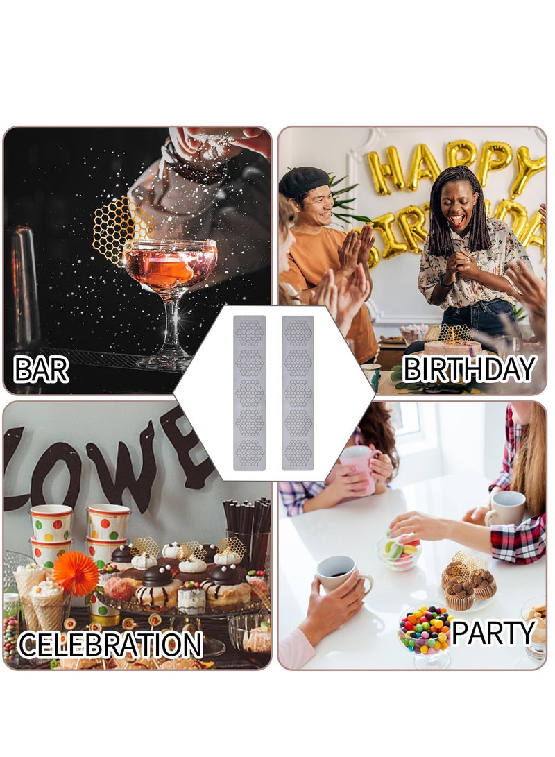 Honeycomb Molds Silicone, 2 PCS Fondant Molds with Hollow 3D Beehive Candy Lace Silicone Molds for Baking, Polymer Clay, Sugar Craft Dessert Cupcake Cake Decorating - Image 5