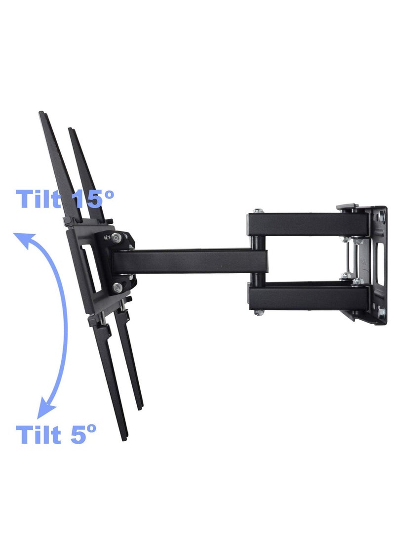 ELTRAZONE TV Wall Mount Bracket for Most 32-65 Inch LED, LCD, OLED, UHD Plasma Flat Screen TV, with Full Motion Tilt Swivel Articulating Dual Arms 14" Extend,400x400mm,100 LBS WR9 - Image 4