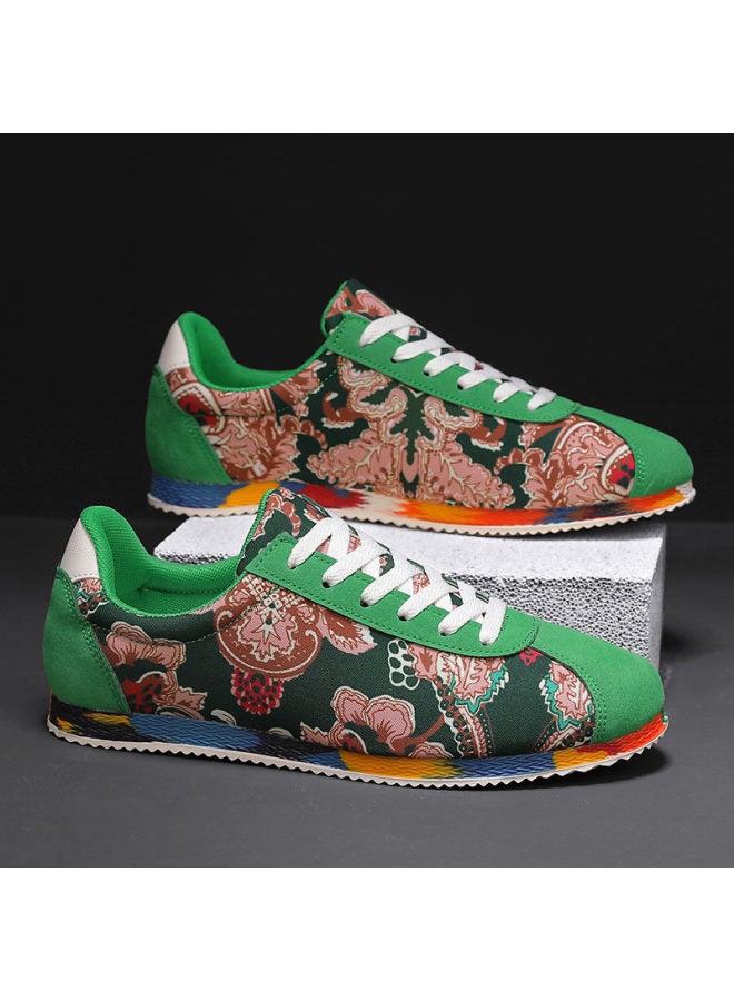 Summer Chinese-style Canvas Shoes For Men, Spirited Social Youth Sneakers, Sports Casual Gump-style Shoes, Trendy Versatile Influencer Shoes