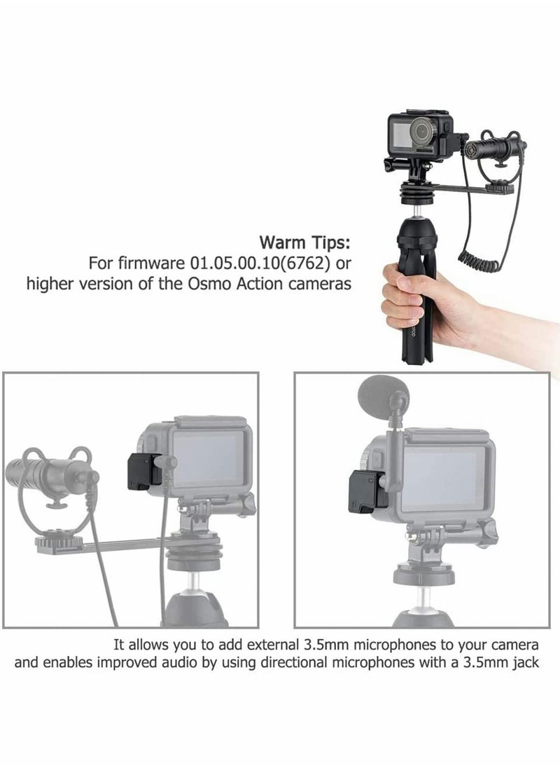 Excefore - Dual 3.5mm/USB-C Mic Adapter, Accessories for OSMO Action Camera - Image 1