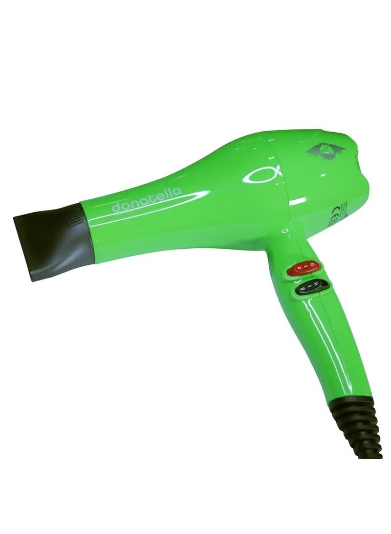 donatella مجفف شعر احترافي مدمج مع قابس بريطاني للرجال والنساء 3900 - Image 2