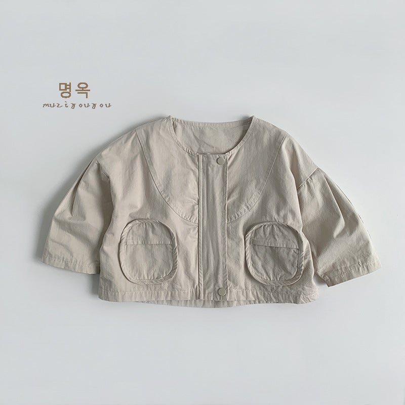 Chao Stylish Children'S Korean-Style Spring Jacket 2026 New Boys And Girls Baby Japanese-Style Tops Toddler Clothes Trendy Children'S Clothing - Image 1