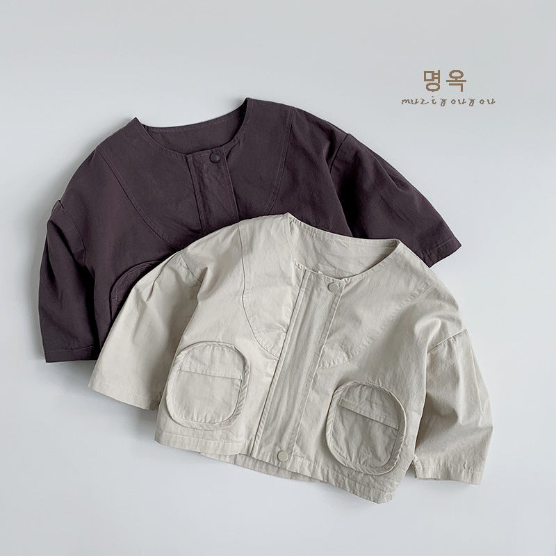 Chao Stylish Children'S Korean-Style Spring Jacket 2026 New Boys And Girls Baby Japanese-Style Tops Toddler Clothes Trendy Children'S Clothing - Image 2