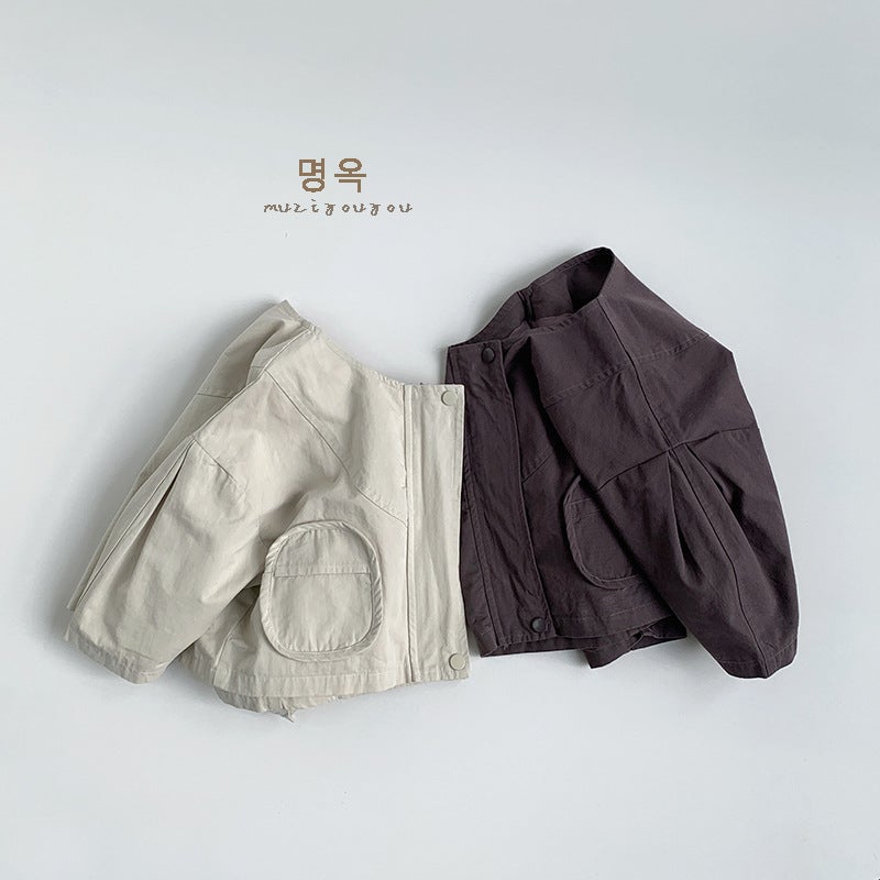 Chao Stylish Children'S Korean-Style Spring Jacket 2026 New Boys And Girls Baby Japanese-Style Tops Toddler Clothes Trendy Children'S Clothing - Image 3