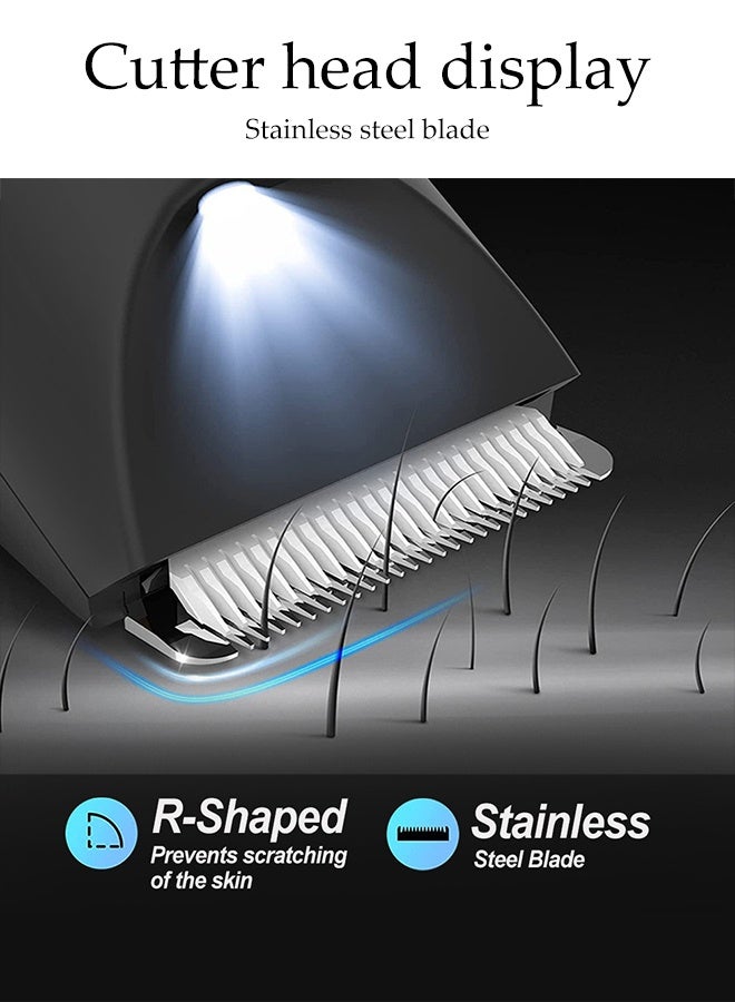 DUNISO Body Trimmer for Men，Body Hair Trimmer and Electric Shaver，Electric Shaver with LED Display，Waterproof, Rechargeable，for Men’s Grooming - Image 3