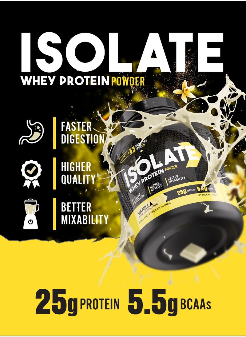 SPORTER Sporter Whey Protein Isolate – 5lb | 25g Protein Per Serving | Fast-Absorbing & Pure Whey Isolate | Vanilla Flavor | Muscle Growth & Recovery | Low Carb, Zero Added Sugars  - Image 2