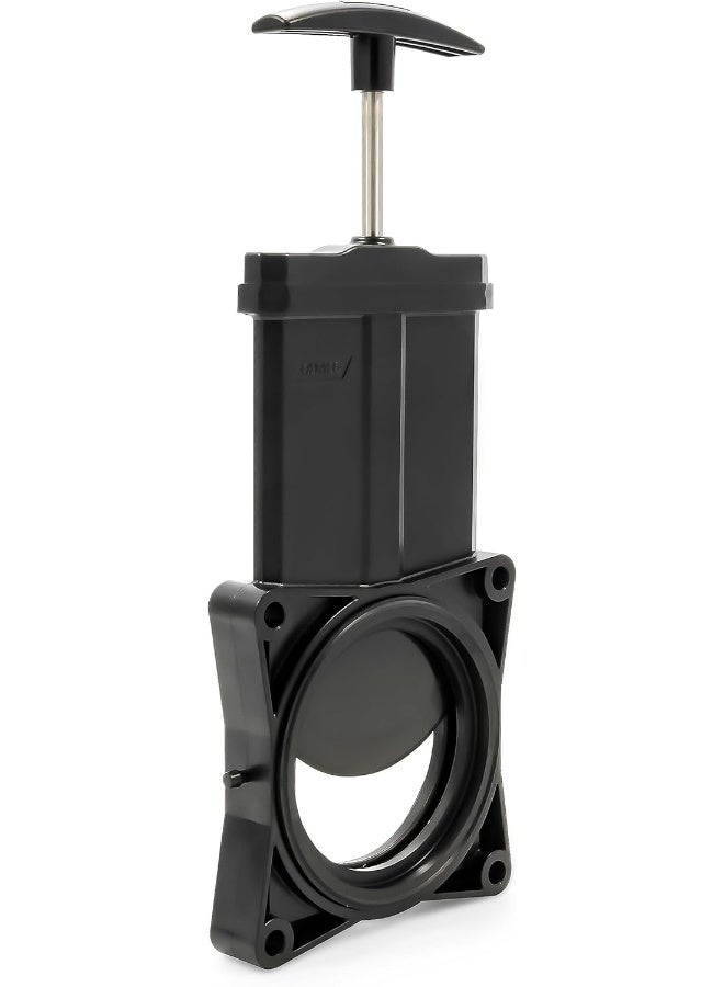 Camco RV Replacement Waste Valve with Handle - Features Durable Plastic Handle & 3-Inch Diameter Valve Opening - Image 2