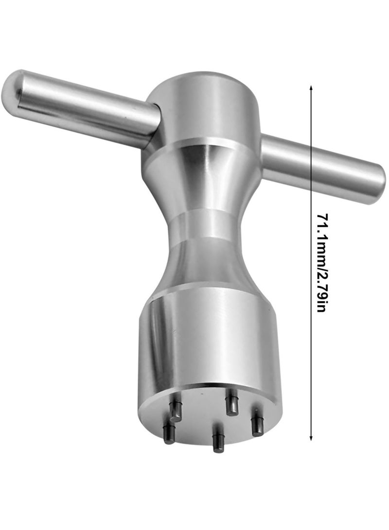 Excefore Golf Putter Weights, 20g Golf Weights Wrench Kit, 5 Pin Sports Golf Club Wrench Tool, Golf Wrench Driver Tool, Golf Weights, Durable, Compact for Golf Clubs - Image 4