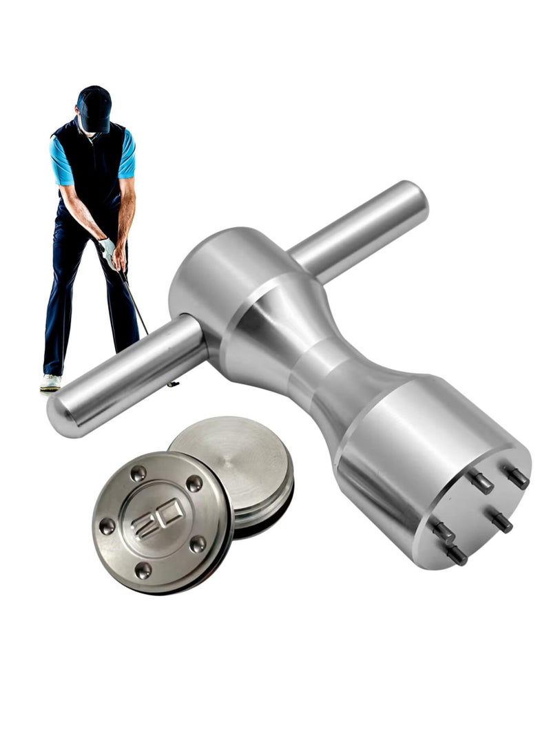 Excefore Golf Putter Weights, 20g Golf Weights Wrench Kit, 5 Pin Sports Golf Club Wrench Tool, Golf Wrench Driver Tool, Golf Weights, Durable, Compact for Golf Clubs - Image 1