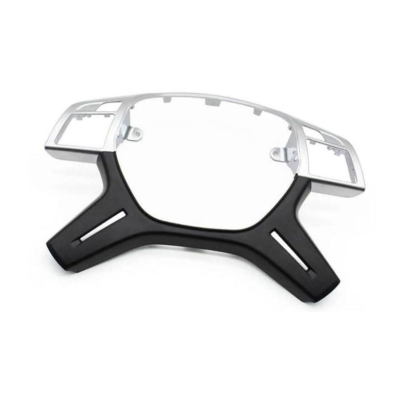Goodithy Car Steering Wheel Center Bezel Cover Trim Interior Steering Wheel Frame Cover Panel Trim Accessories Replacement for Mercedes Benz C E M ML GL GLS G Class W204 W212 W166 W463 Black