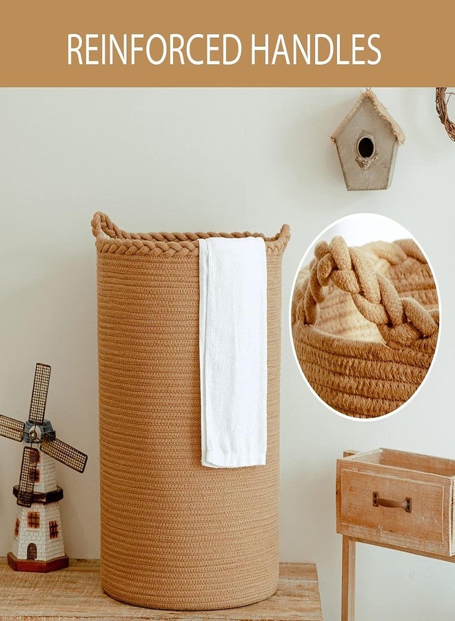 RUGSZONE® Animal Storage Basket for Kids, Giraffe Rope Storage Basket for Baby Diaper, Stuffed Animal Storage Bin Rope Basket for Kids Toy, Baby Laundry Baskets (Beige mix up 12 x 15 inch) - Image 2