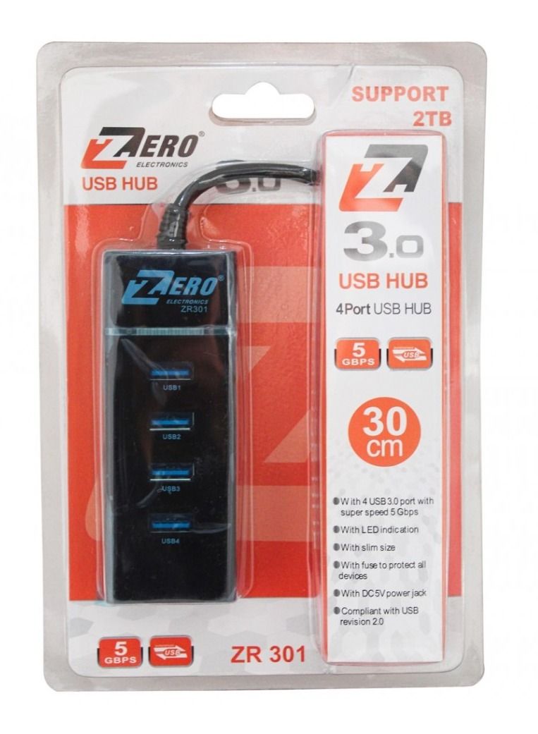 Zero HUB USB (3.0 Fast) ZR301  - Image 2