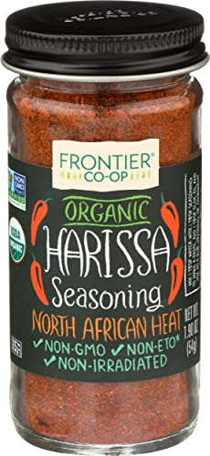 Frontier Co-op Frontier Coop Organic Harissa Seasoning 19 Ounce Bottle N African Heat with Chili Peppers Cayenne Paprika  Coriader - Image 1